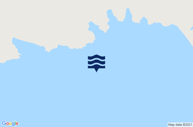 Mappa delle maree di Whangaroa, New Zealand