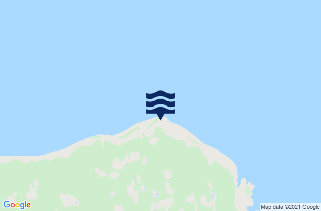Mappa delle maree di Wiah Point, Canada