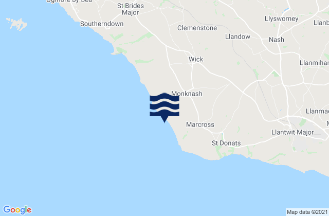 Mappa delle maree di Wick, United Kingdom