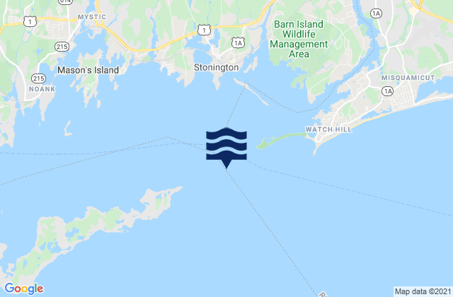 Mappa delle maree di Wicopesset island NE of, United States