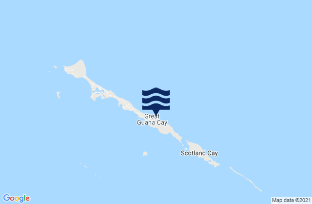 Mappa delle maree di Willawahs (Guana Cay), United States