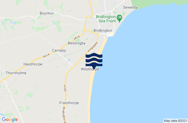Mappa delle maree di Wilsthorpe Beach, United Kingdom