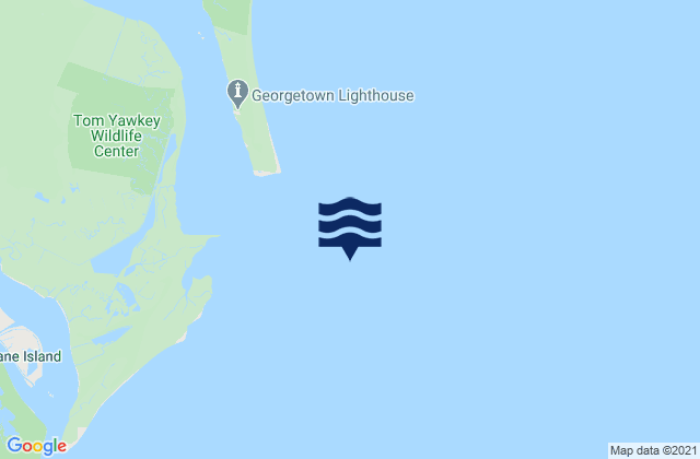 Mappa delle maree di Winyah Bay Entrance (south Jetty), United States