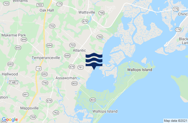 Mappa delle maree di Wishart Point Bogues Bay, United States