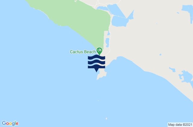 Mappa delle maree di Witzigs (Point Sinclair), Australia