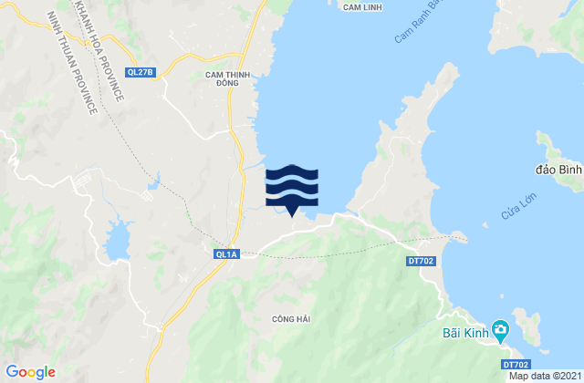 Mappa delle maree di Xã Công Hải, Vietnam