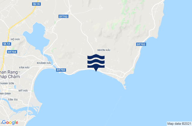Mappa delle maree di Xã Nhơn Hải, Vietnam