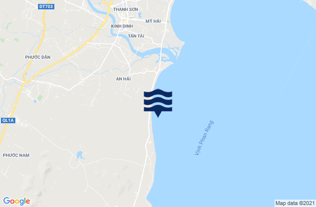 Mappa delle maree di Xã Phước Hải, Vietnam