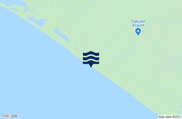 Mappa delle maree di Yakutat (Cannon Beach), United States
