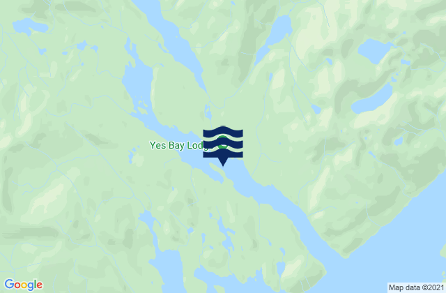 Mappa delle maree di Yes Cannery (Yes Bay), United States