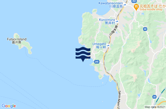 Mappa delle maree di Yosimo, Japan