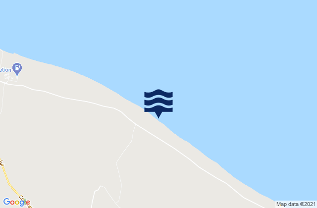 Mappa delle maree di Zalţan, Libya