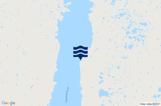 Mappa delle maree di Île Naujaat, Canada