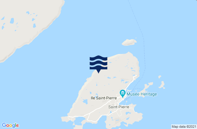 Mappa delle maree di Île Saint-Pierre, Saint Pierre and Miquelon