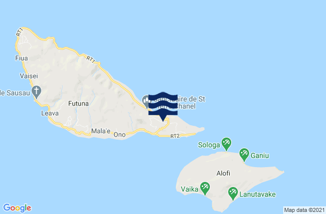 Mappa delle maree di Îles de Hoorn, Wallis and Futuna