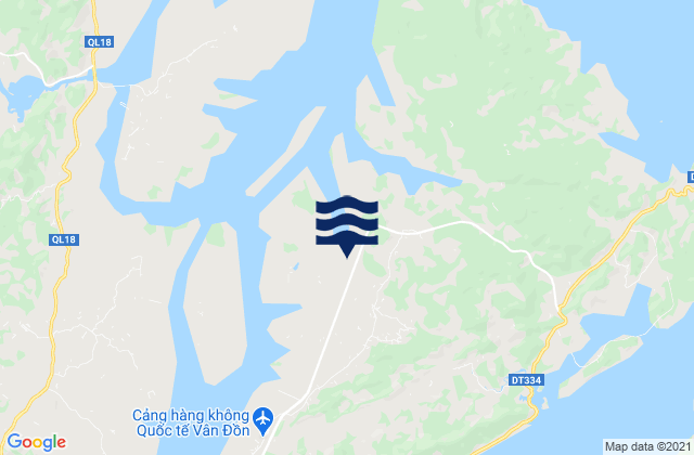 Mappa delle maree di Đảo Cái Bầu, Vietnam