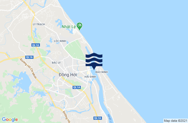 Mappa delle maree di Đồng Hới, Vietnam