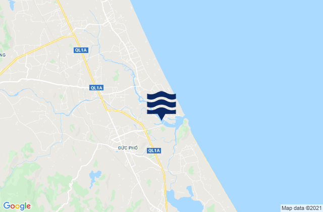 Mappa delle maree di Đức Phổ, Vietnam