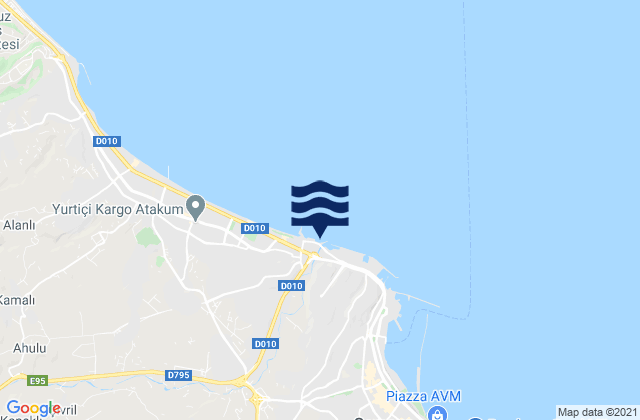 Mappa delle maree di İlkadım, Turkey