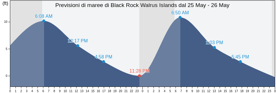 Maree di Black Rock Walrus Islands, Dillingham Census Area, Alaska, United States