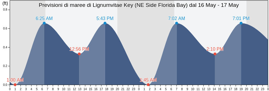 Maree di Lignumvitae Key (NE Side Florida Bay), Miami-Dade County, Florida, United States