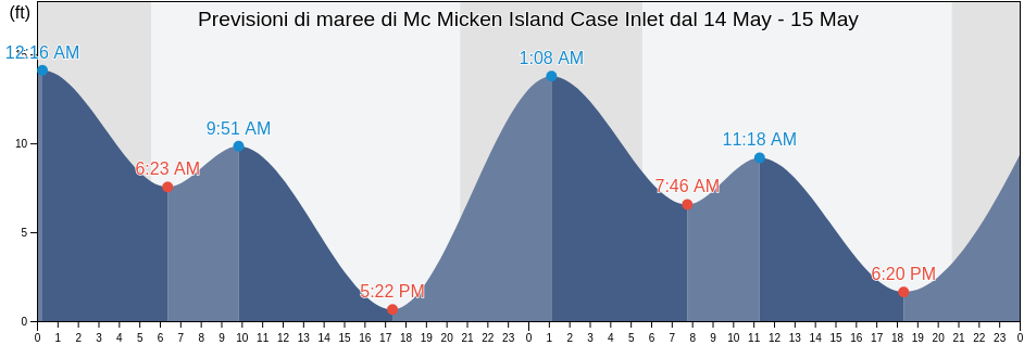 Maree di Mc Micken Island Case Inlet, Mason County, Washington, United States