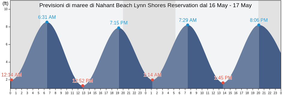 Maree di Nahant Beach Lynn Shores Reservation, Suffolk County, Massachusetts, United States