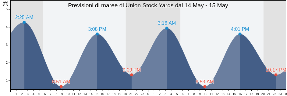 Maree di Union Stock Yards, New York County, New York, United States